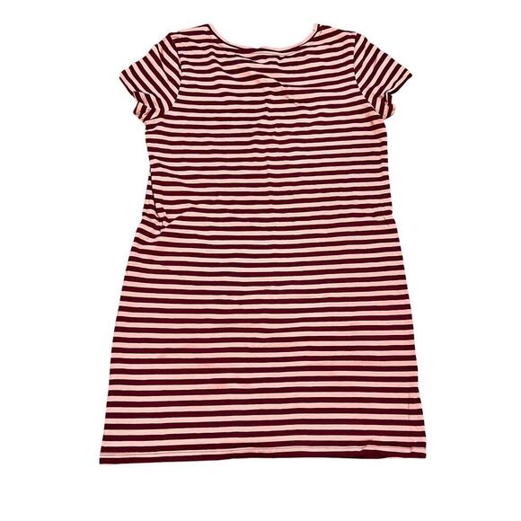 Toad & Co Striped Knit Mini Dress Size Sml Tencel Organic Cotton Pockets Casual - Picture 2 of 6